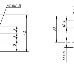 BNS0540 - BNS 819-B03-D08-40-11-S80L (Mekanik çok konumlu limit sviçler)
