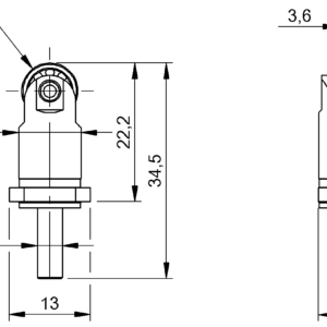 BAM02RR - BAM PU-SW-002-L10-819-494 (Mekanik aksesuarlar)