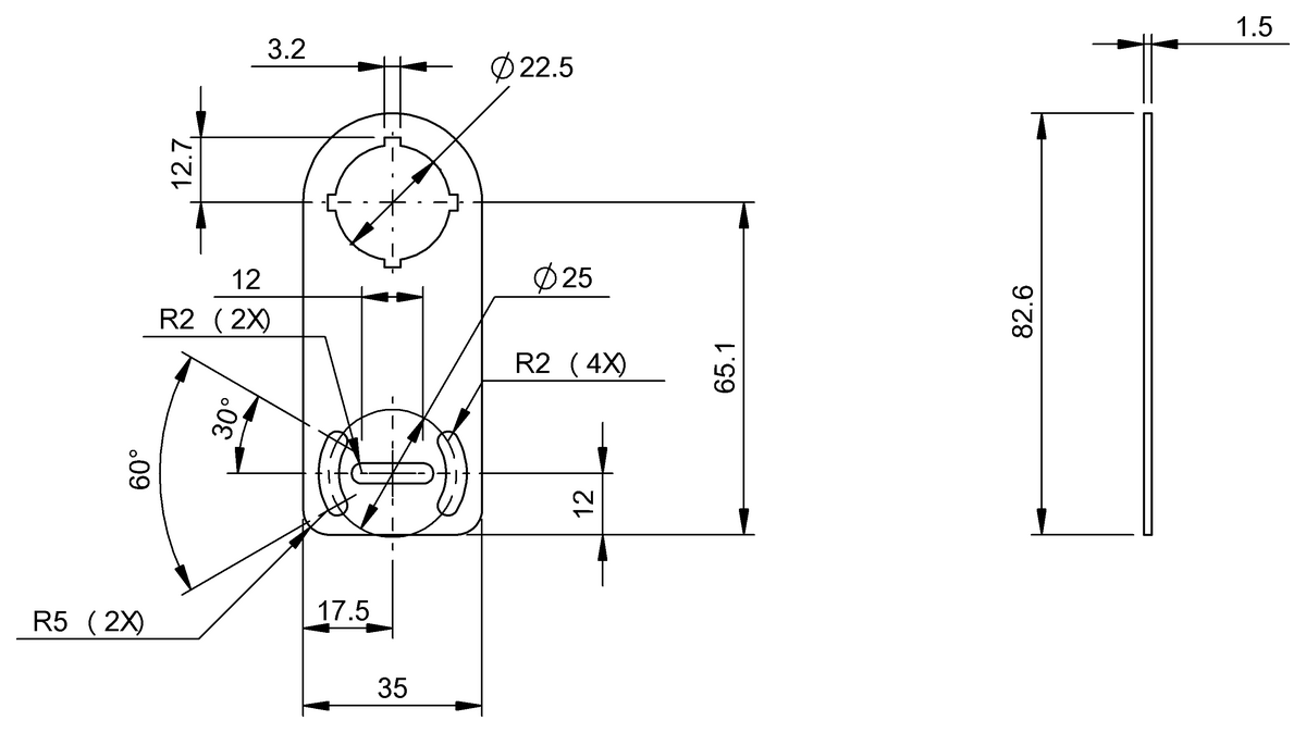 BAM0352 - BAM MB-NI-040-803-5 (İnsan Makine Arayüzleri için braketler) - Görsel 2