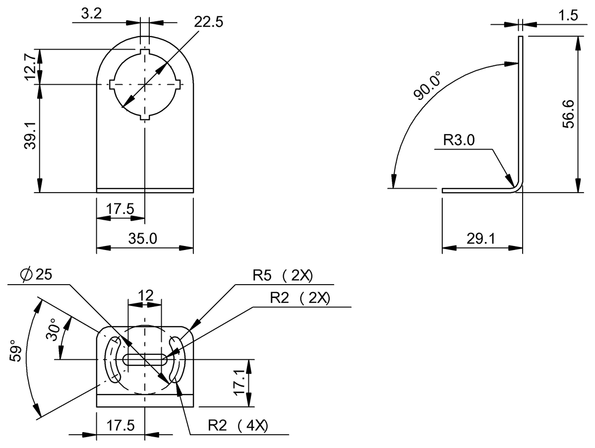 BAM0353 - BAM MB-NI-041-803-5 (İnsan Makine Arayüzleri için braketler) - Görsel 2