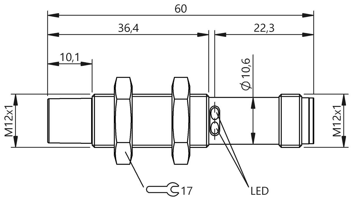 BCS0179 - BCS M12K4D2-GSM80G-S04G (Kapasitif seviye sensörleri) - Görsel 2