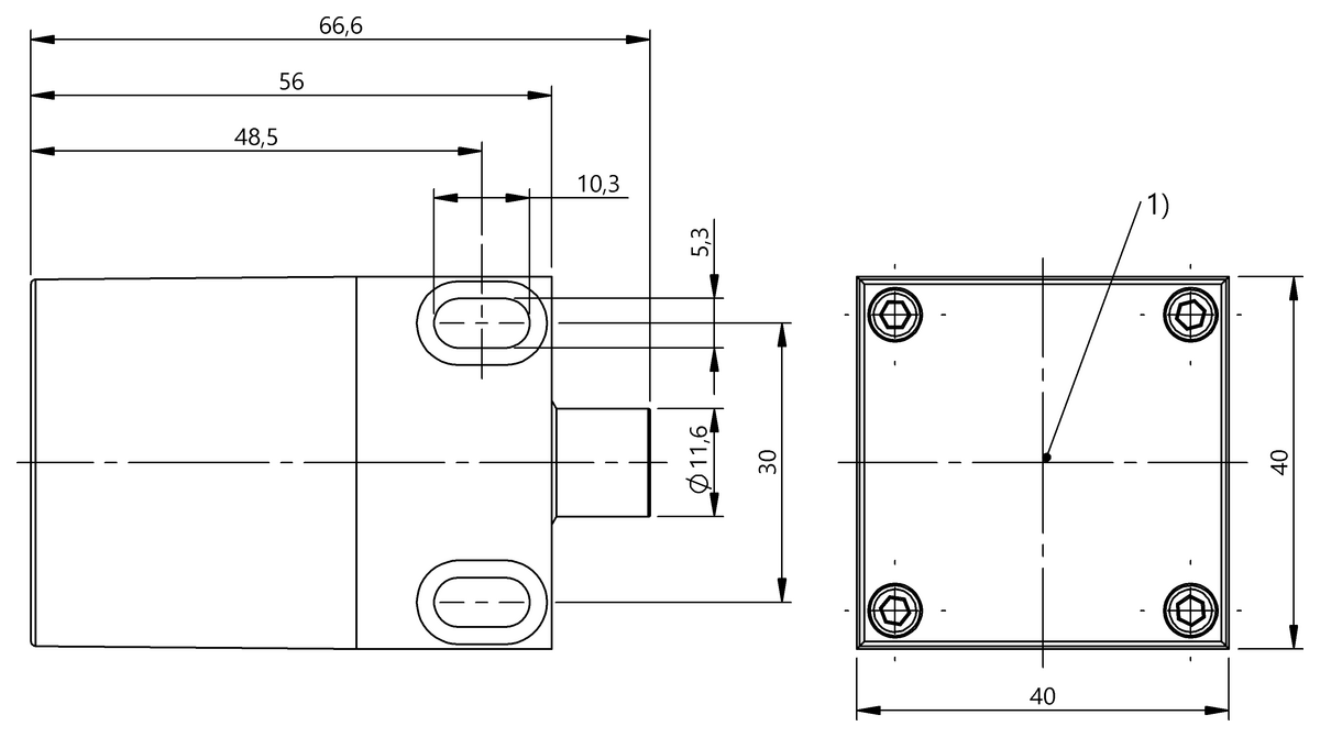 BES05N6 - BES Q40KG-X20F-SZ03 (Yüksek sıcaklığa dayanıklı endüktif sensörler) - Görsel 2