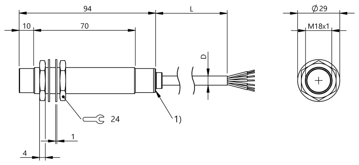 BIC007T - BIC 1I22-P2A02-M18MN2-EPX07-050 (Sinyal aktarımı için endüktif bağlayıcılar) - Görsel 2