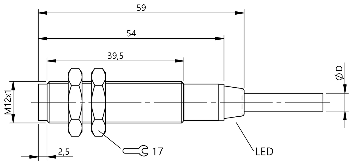 BES05M3 - BES M12EG2-PSC20B-BV02-EXF (Tehlikeli alanlar için endüktif sensörler) - Görsel 2