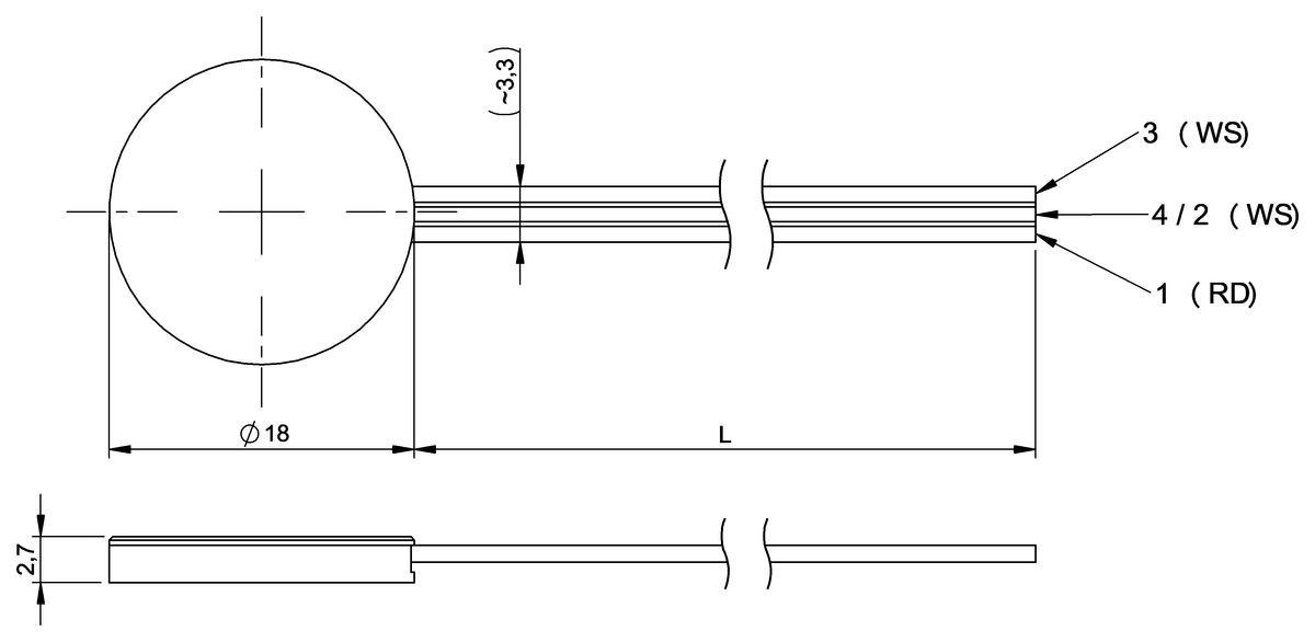 BCS00WY - BCS D18T403-XXS30C-ET02-540 (Amplifikatörler için kapasitif sensör kafaları) - Görsel 2