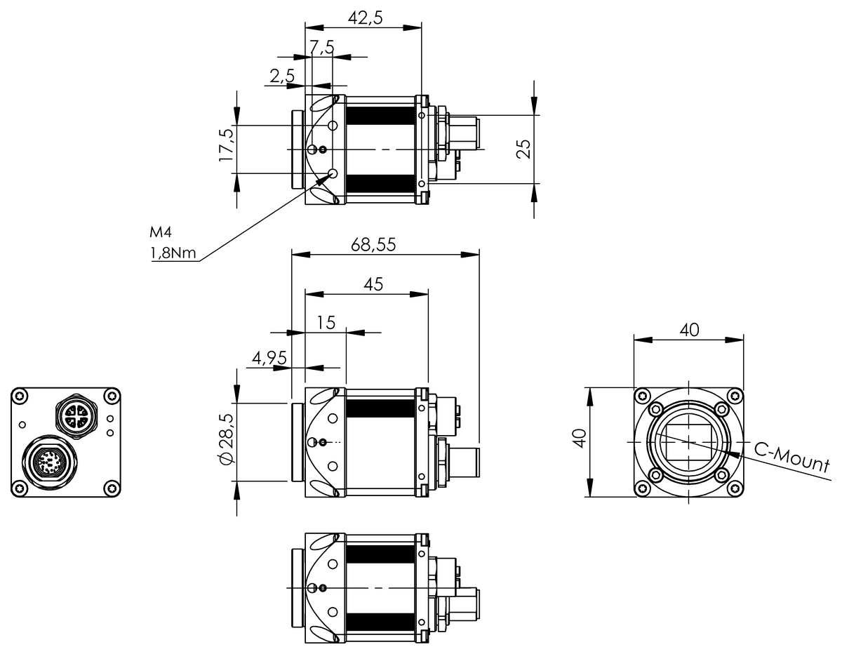 BVS002L - BVS CA-C2064Z00-31-000 (Endüstriyel Kameralar) - Görsel 2