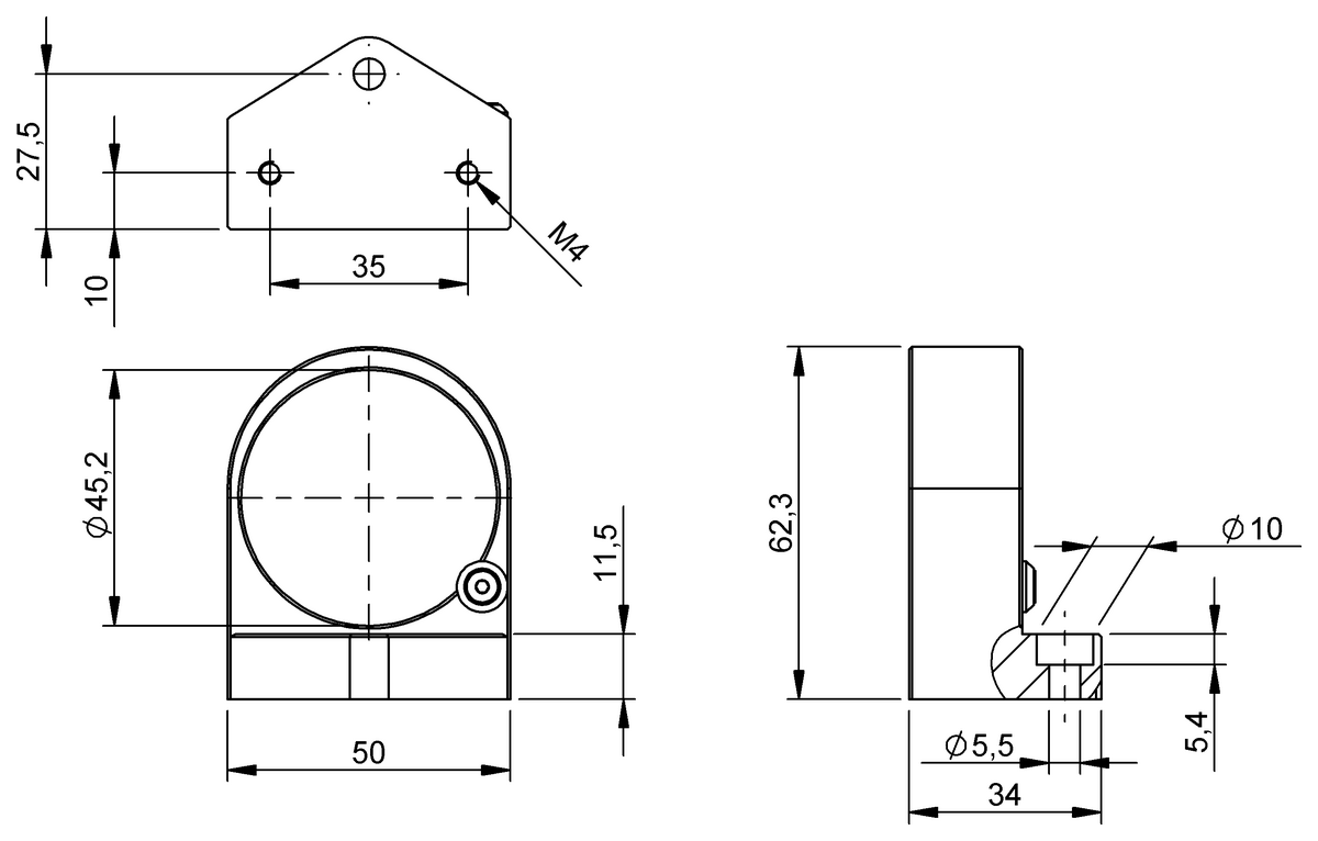 BAM0379 - BAM MC-XA-050-D45,0-1 (Evrensel braketler) - Görsel 2