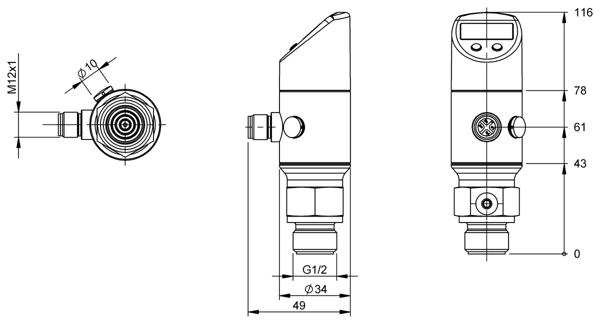 BSP00ZU - BSP B002-IV010-P00S2B-S4 (Ön gömülü basınç sensörleri) - Görsel 2