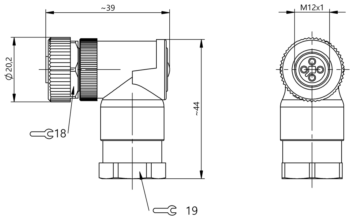 BCC0K82 - BCC M444-0000-1T-000-61X4A5-000 (Kablo montaj konnektörleri) - Görsel 2