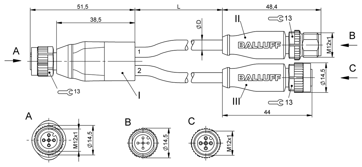 BCC0KNJ - BCC M415-M415-M415-U2100-007 (Y dağıtıcılar) - Görsel 2