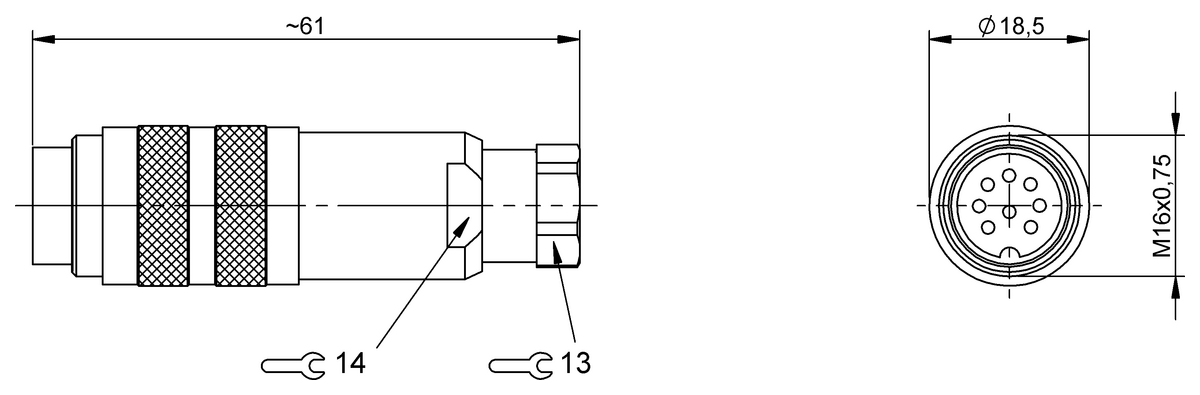 BCC00WC - BKS-S 78M-00 (Kablo montaj konnektörleri) - Görsel 2