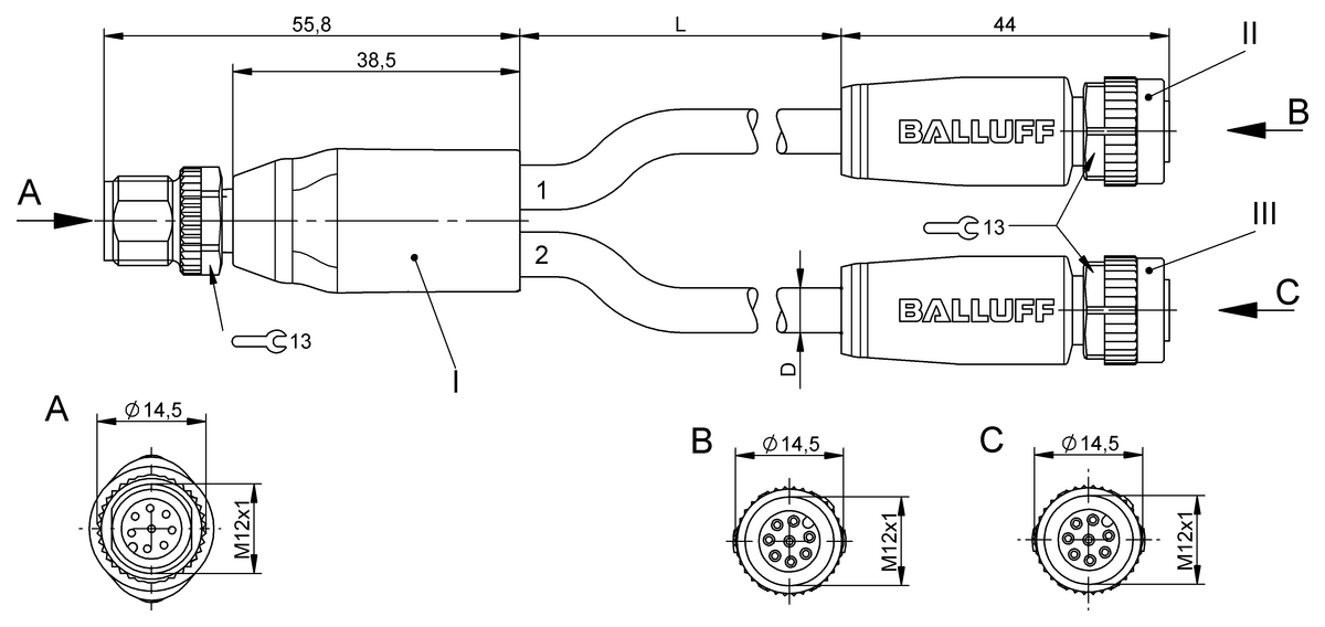 BCC0KY0 - BCC M418-M418-M418-U2104-003 (Y dağıtıcılar) - Görsel 2