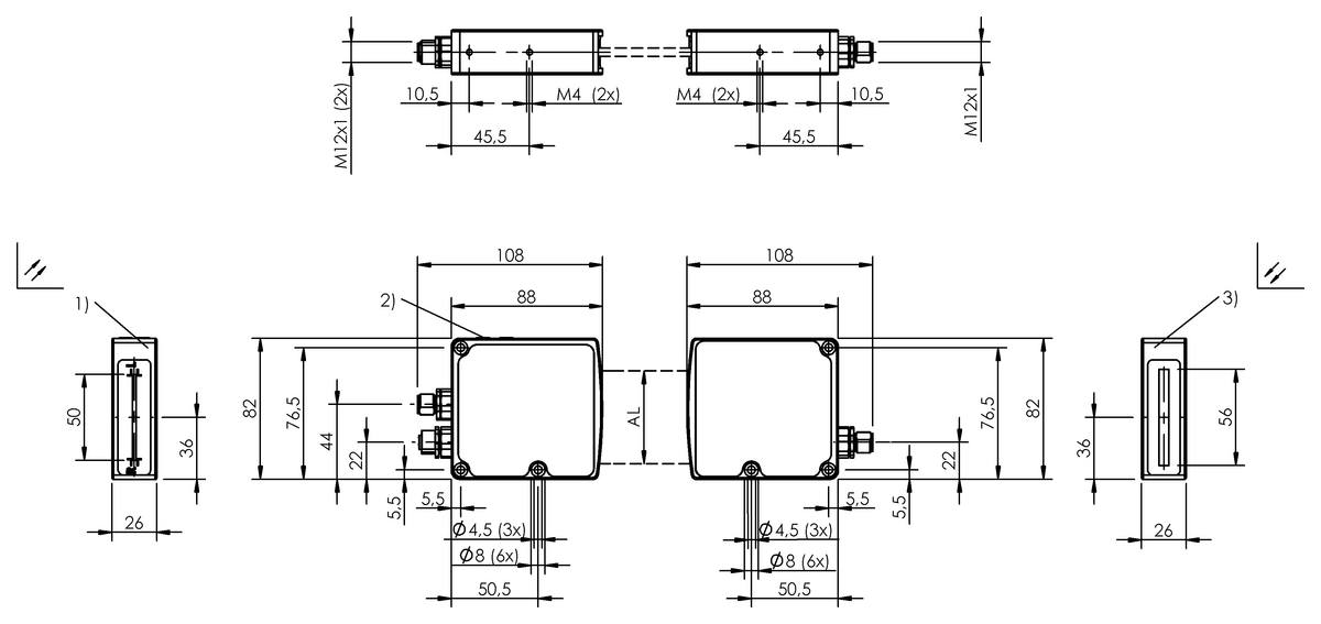 BLA000C - BLA 50D-002-S4 (Işık şeritleri ve ışık ızgaraları) - Görsel 2