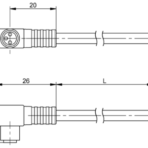 BCC0ARM - BKS-S 40-1-SA1-PU-05 (Tek uçlu kablo setleri)