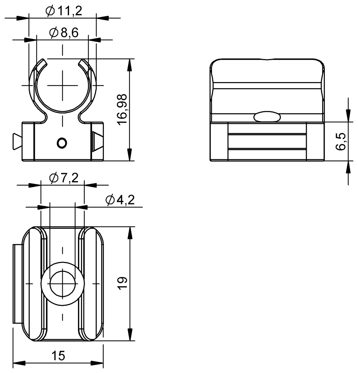 BAM03CF - BAM IA-XA-034-M08-A-4 (Esnek Montaj Sistemi) - Görsel 2