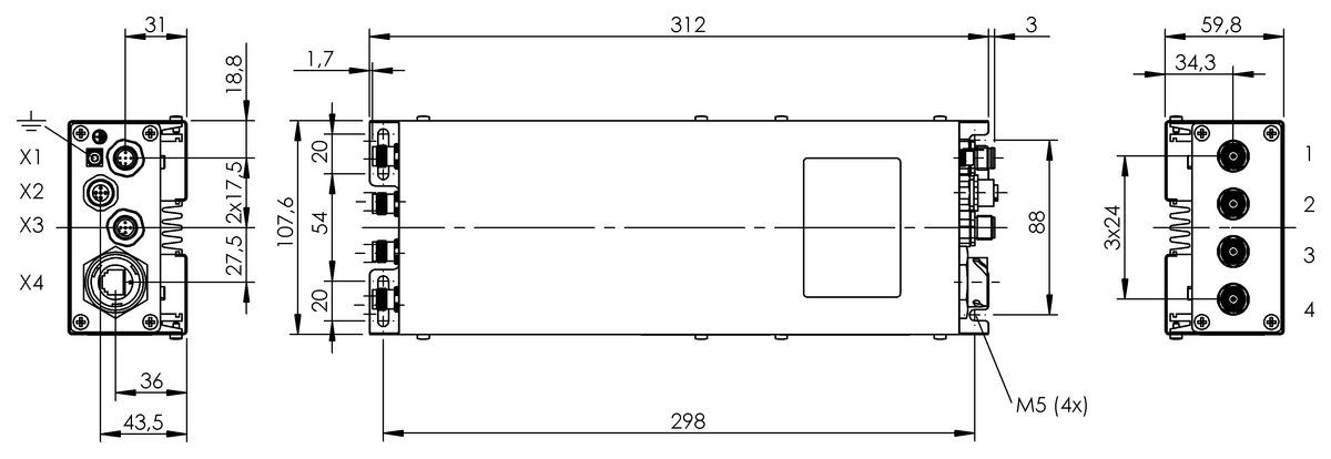 BIS0193 - BIS U-6127-081-104-06-ST36 (RFID UHF değerlendirme birimleri (860...930 MHz)) - Görsel 2