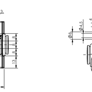 BNS057J - BNS 819-B04-R08-40-10-FC (Mekanik çok konumlu limit sviçler)