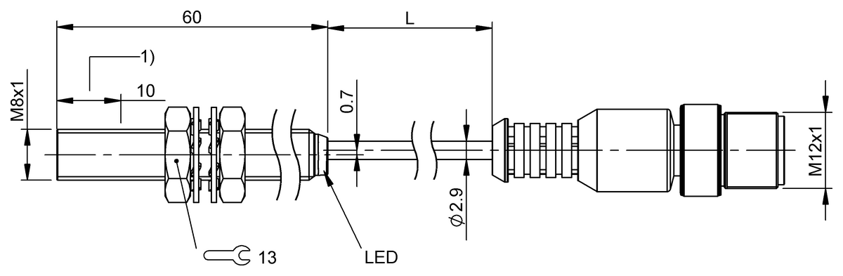 BES05U9 - BES M08MM-PSC40B-BP00,3-GS04 (Endüktif yakınlık anahtarları) - Görsel 2