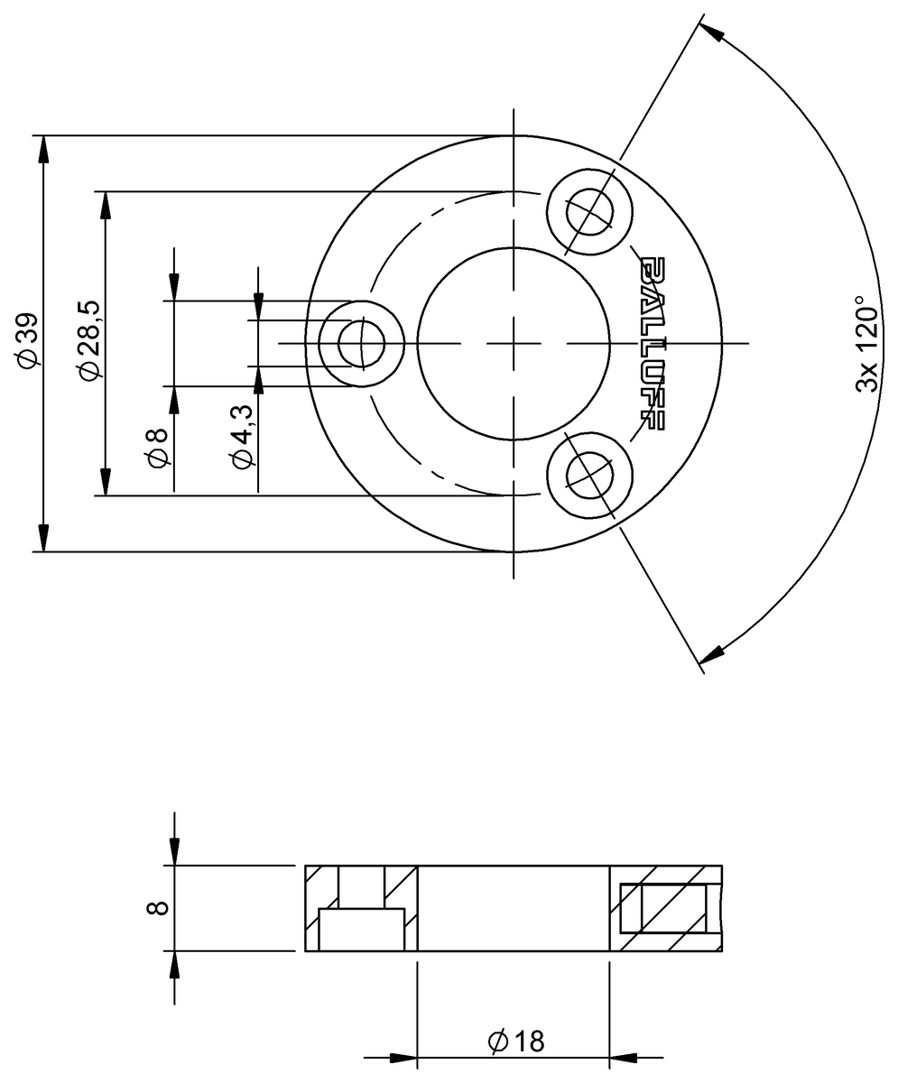 BAM01CE - BTL-P-1018-3R (Manyetik çubuk stili için mıknatıs) - Görsel 2