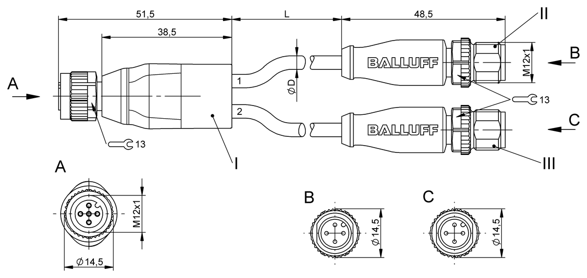 BCC0LM1 - BCC M415-M414-M414-U2105-003 (Y dağıtıcılar) - Görsel 2