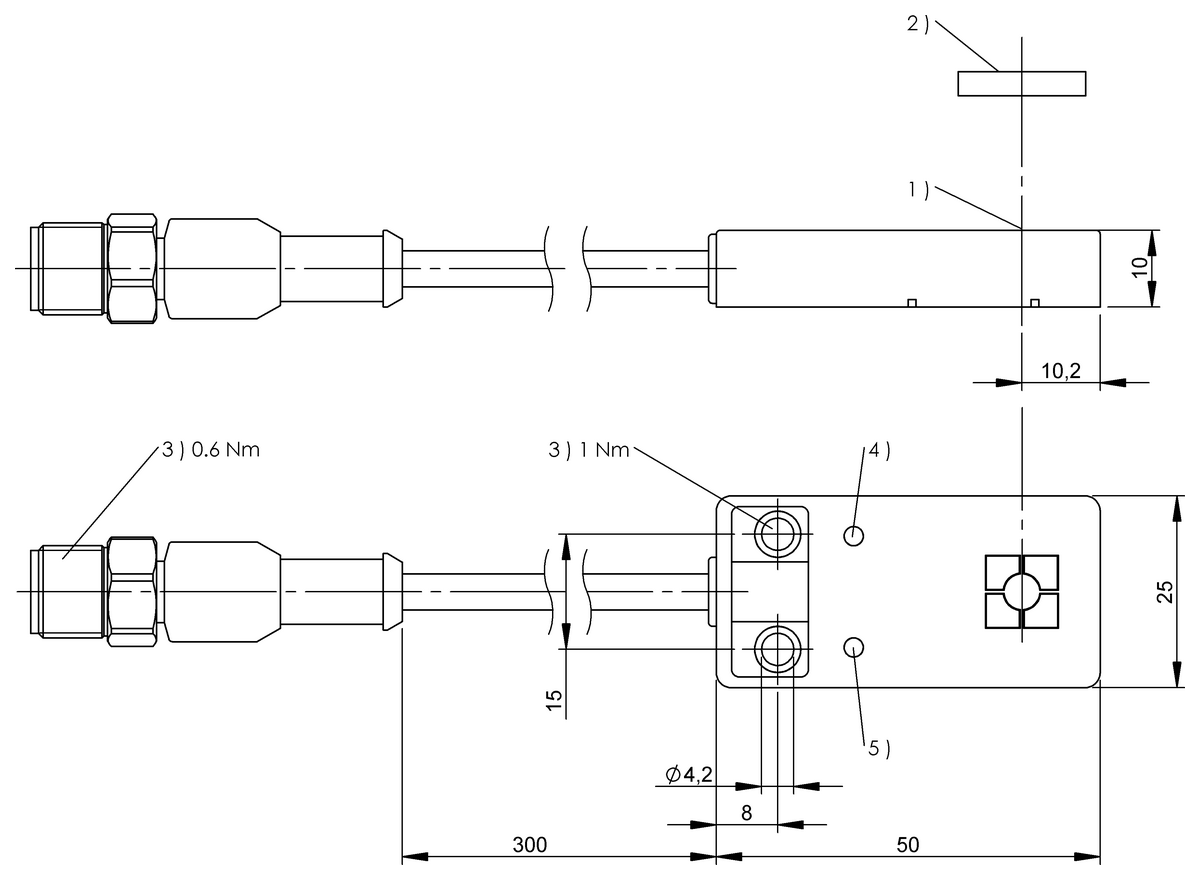 BIS01E2 - BIS M-4A9-082-401-07-PU1-0,3 (RFID HF okuyucu (13.56 MHz)) - Görsel 2