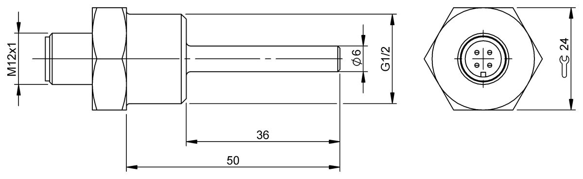 BFT001R - BFT 6050-HV001-R02A0A-S4 (Kontak sıcaklık sensörü) - Görsel 2