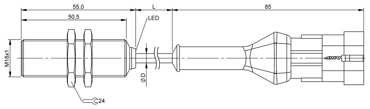 BES05YH - BES M18MI-PSC80B-BP00,15-Z10 (Endüktif yakınlık anahtarları) - Görsel 2