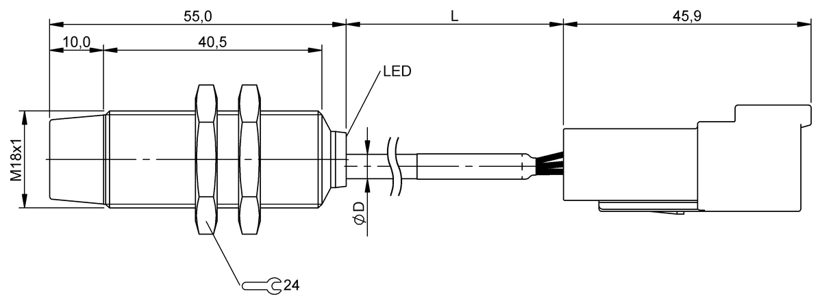 BES05YK - BES M18MG-PSC16F-BP00,15-Z07 (Endüktif yakınlık anahtarları) - Görsel 2