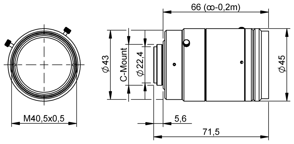 BAM03MW - BAM LS-VS-009-C1/1-3518-O (Optik: Açıklıklar, mercekler, saptırıcılar) - Görsel 2