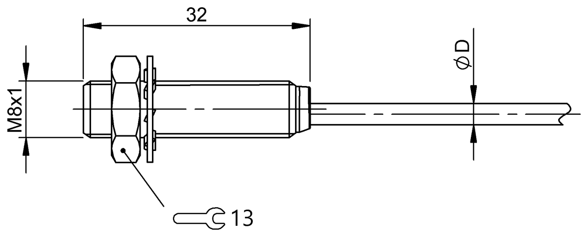 BMF00PA - BMF 08EF-AAPS-C-2-Y8-03 (Silindirik manyetik alan sensörleri) - Görsel 2