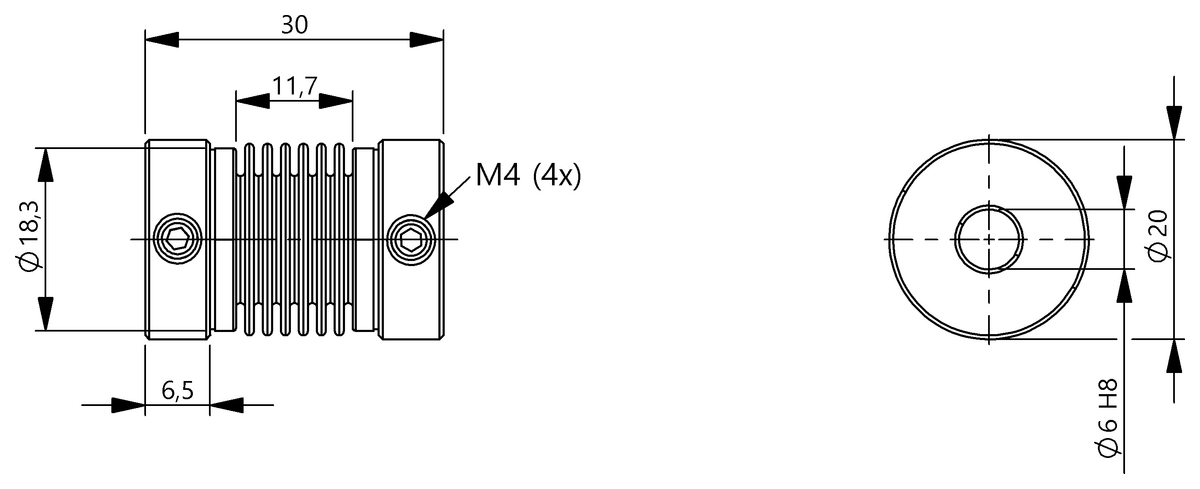 BAM03PY - BAM AD-DG-021-D06,0/D06,0-1 (Mekanik aksesuarlar) - Görsel 2