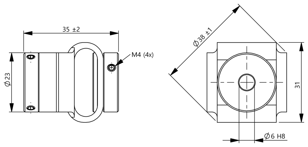 BAM03RC - BAM AD-DG-022-D06,0/D06,0-4 (Mekanik aksesuarlar) - Görsel 2