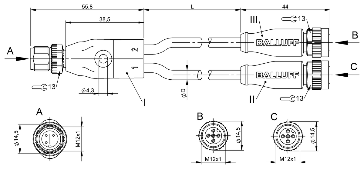 BCC0LNA - BCC M413-M415-M415-U2107-030 (Y dağıtıcılar) - Görsel 2