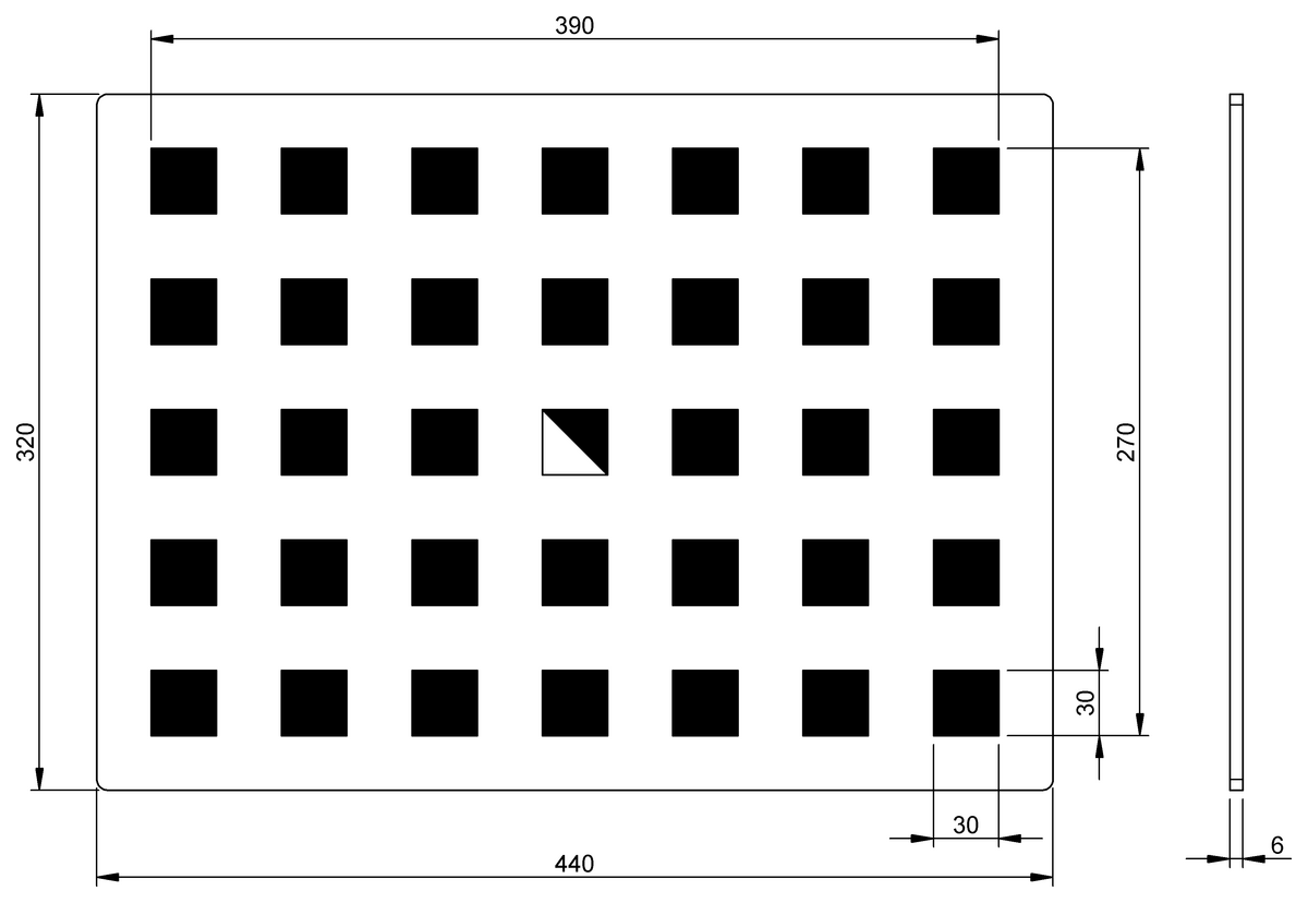 BAM03U7 - BVS 3D-RA0-0000ZZ-3000ZZ-001 (Calibration grids) - Görsel 2