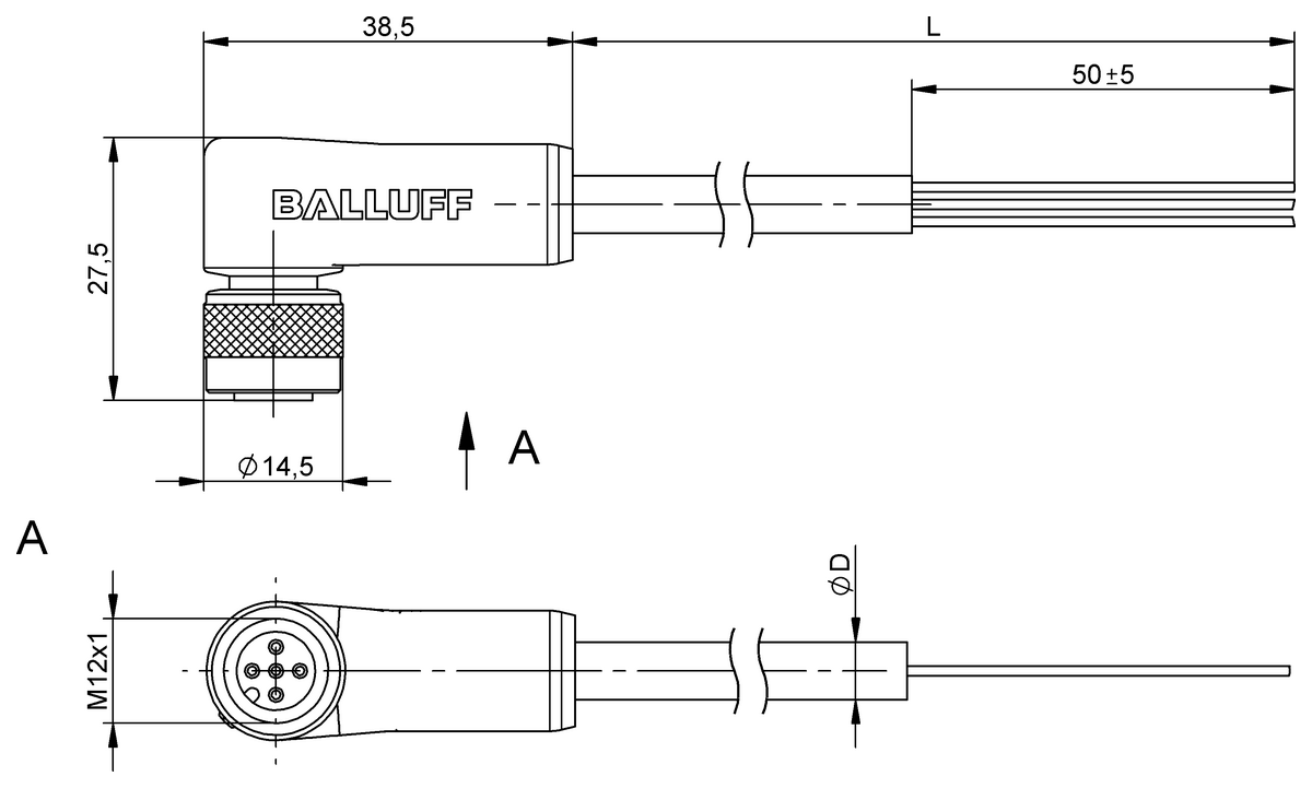 BCC0FKL - BCC M425-0000-1A-128-PS0334-007-C032 (Tek uçlu kablo setleri) - Görsel 2