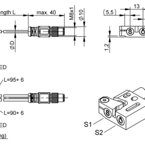 BES061J - BES Z0002 (Endüktif yakınlık anahtarları)