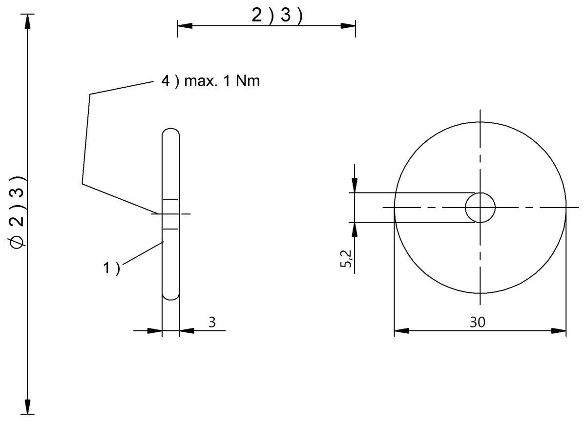 BIS01F8 - BIS M-1B1-03/L (RFID HF etiketleri (13.56 MHz)) - Görsel 2