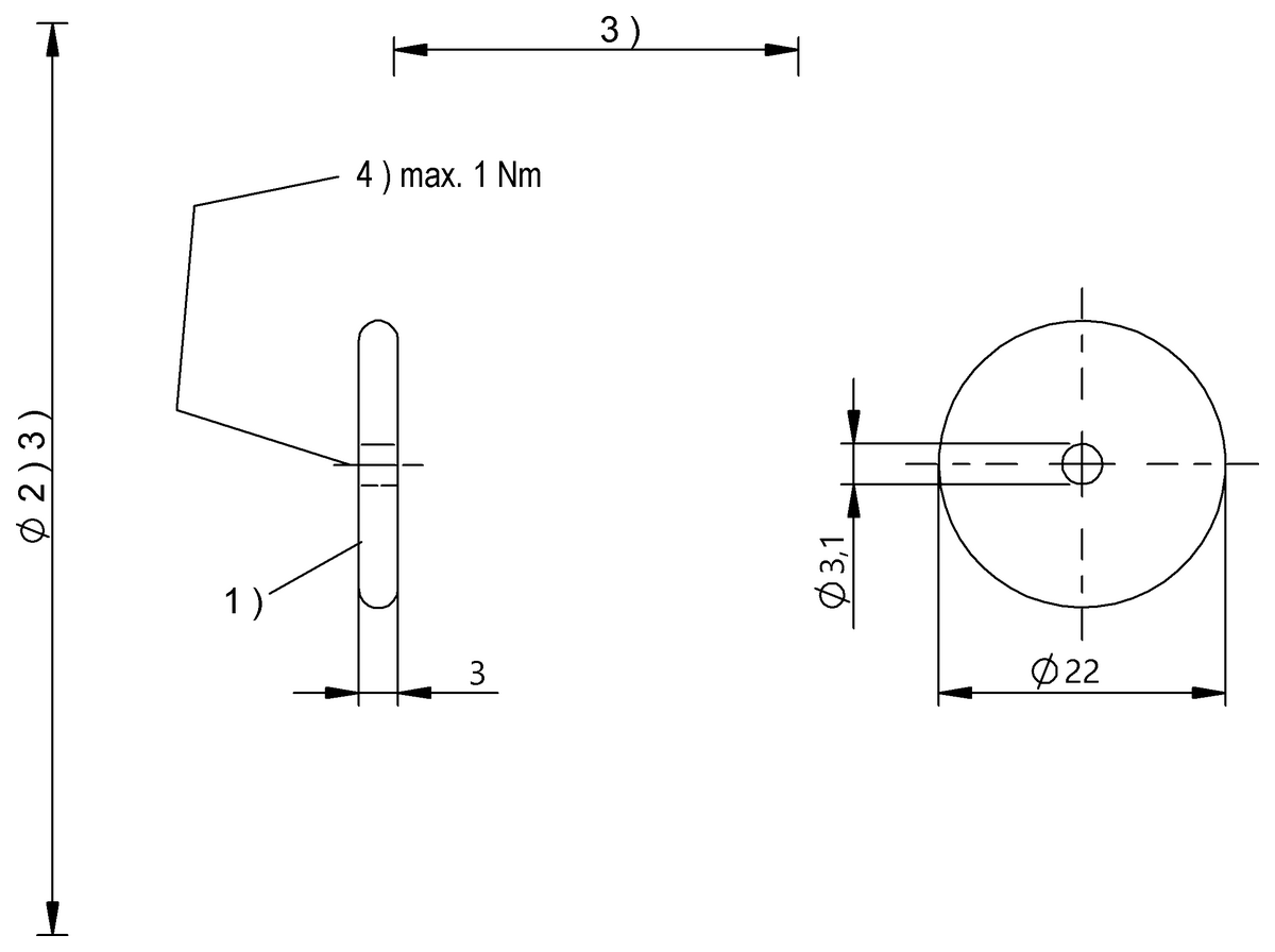 BIS01F9 - BIS M-1B2-03/L (RFID HF etiketleri (13.56 MHz)) - Görsel 2