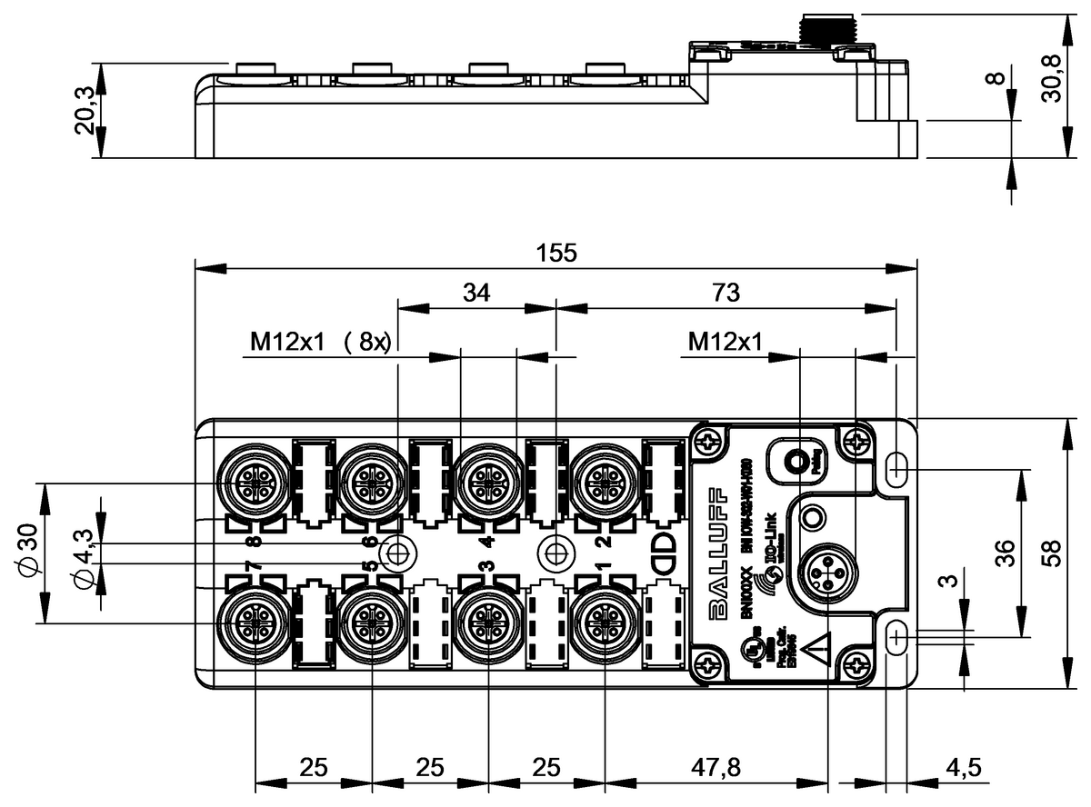 BNI00FF - BNI IOW-302-W01-K080 (IO) - Görsel 2