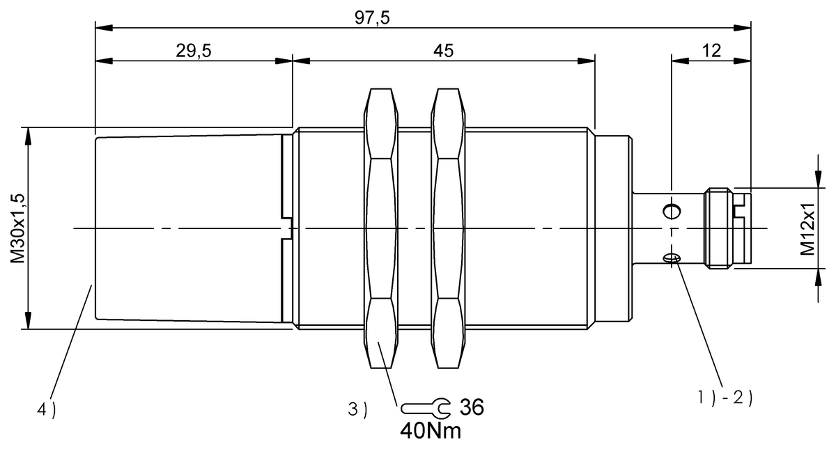 BIS01E4 - BIS U-4A7-082-01C-07-S4 (RFID UHF okuyucu (860...930 MHz)) - Görsel 2