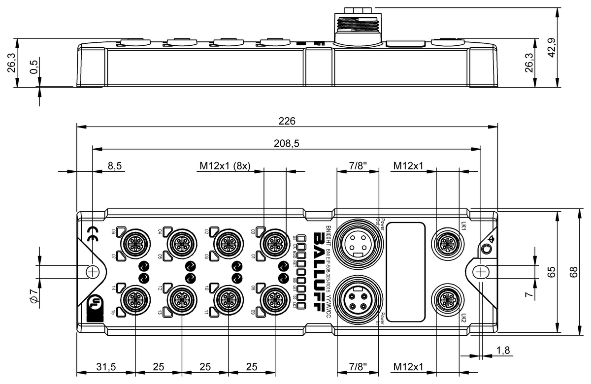 BNI00HW - BNI EIP-508-005-R015-013 (IO) - Görsel 2