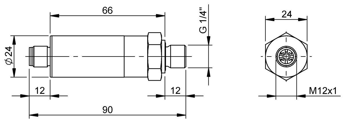 BSP0118 - BSP B400-DV011-D06S1A-S4 (Analog basınç sensörleri) - Görsel 2