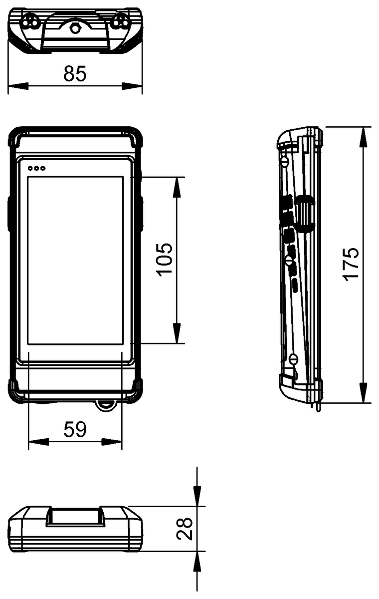 BIS01FU - BIS V-830-3-011-B-000 (RFID el bilgisayarları temel cihazlar) - Görsel 2