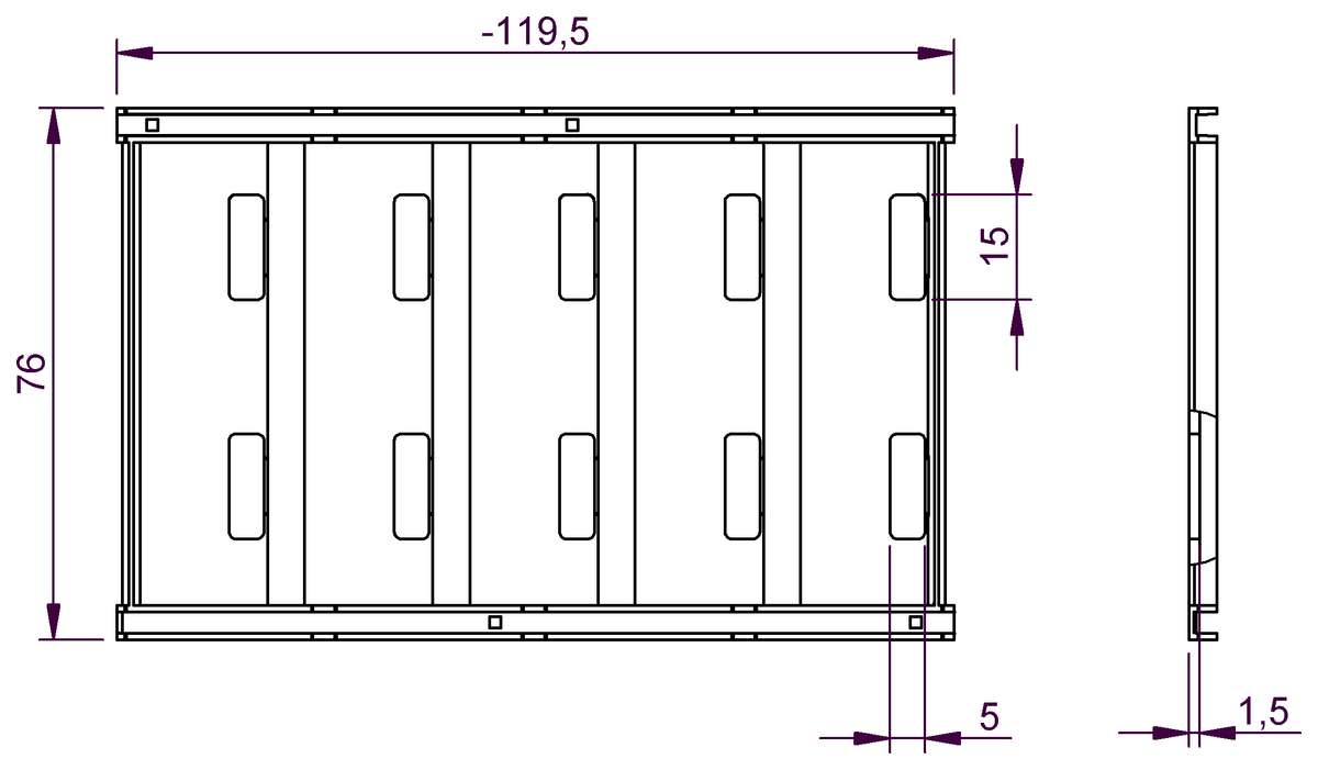 BAM042F - BAM IA-XA-036-2X5-A (Mekanik aksesuarlar) - Görsel 2