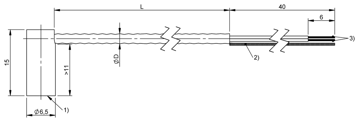 BES060L - BES G06EA-GNR20B-FT01-553 (Endüktif Namur sensörler) - Görsel 2