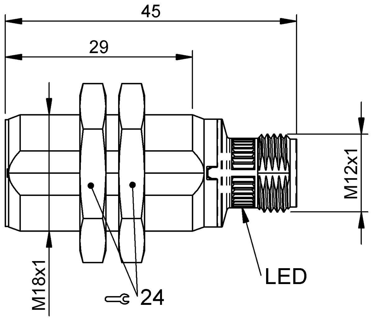 BES060P - BES M18ZE-PSC80B-S04G (Endüktif yakınlık anahtarları) - Görsel 2