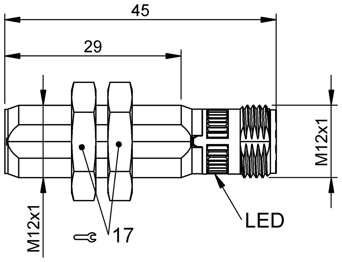 BES060R - BES M12ZE-PSC40B-S04G (Endüktif yakınlık anahtarları) - Görsel 2