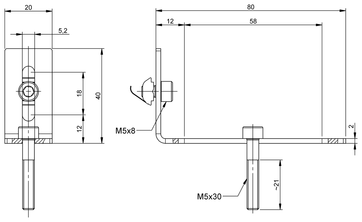 BAM043R - BAM MB-IR-061-B23-4 (Mekanik aksesuarlar) - Görsel 2