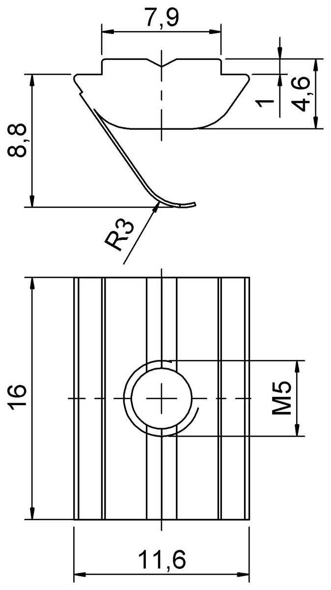 BAM043P - BAM MC-IR-061-M5-3 (Mekanik aksesuarlar) - Görsel 2
