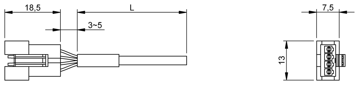 BCC0ML2 - BCC Z040-0000-E0-390-VX0410-030 (Tek uçlu kablo setleri) - Görsel 2